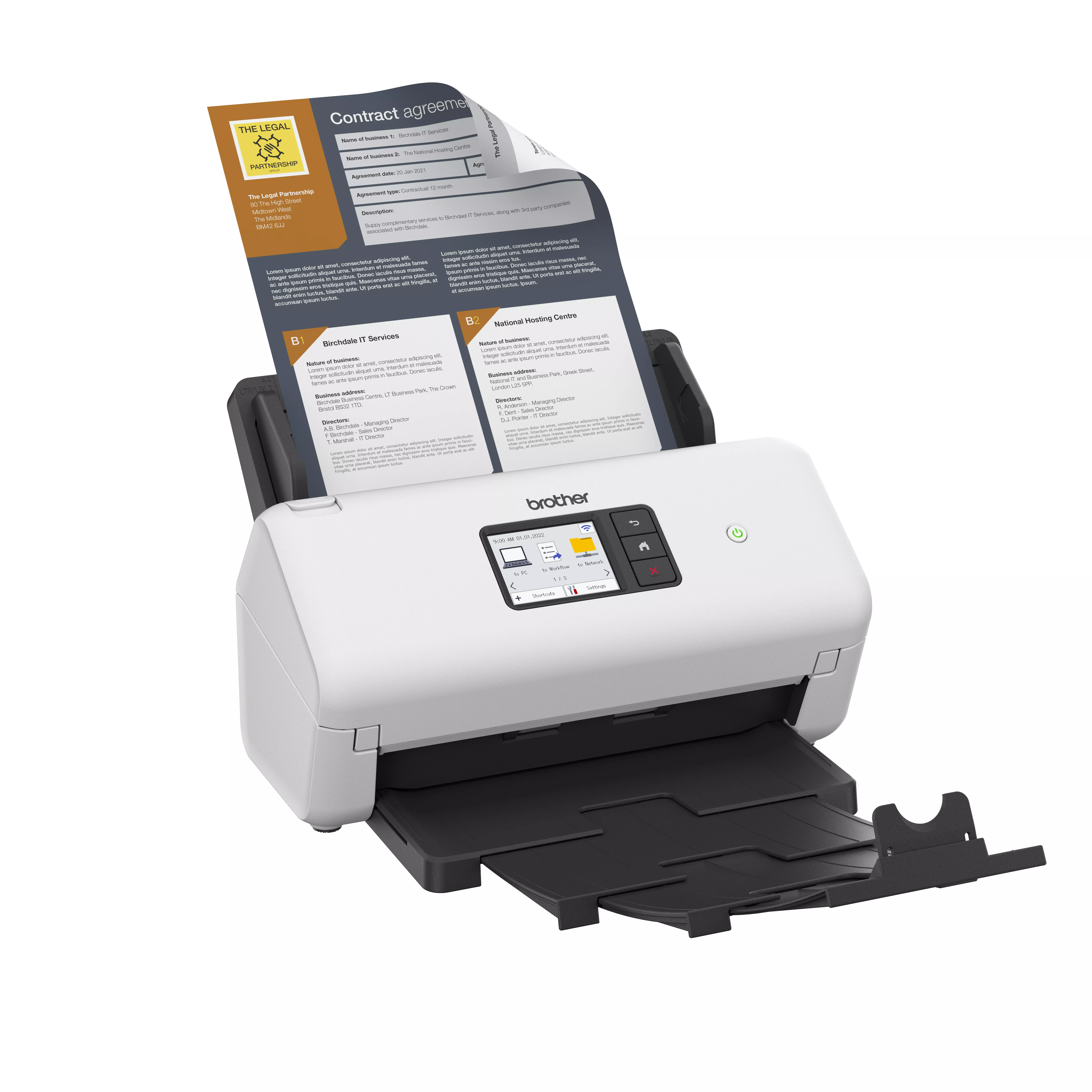 Brother ADS-3350W Desktop Document Scanner