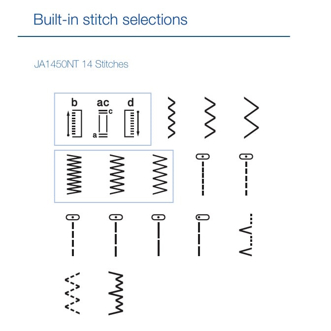 Brother JA1450NT Beginner Sewing Machine