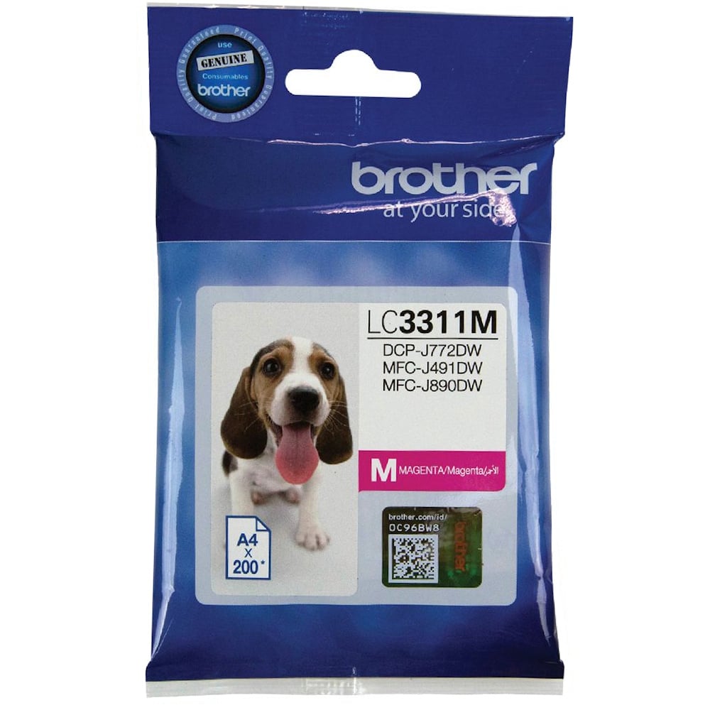 Genuine Brother LC3311M Magenta Ink