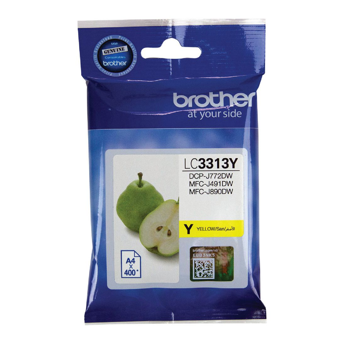 Genuine Brother LC3313Y Yellow Ink High Yield