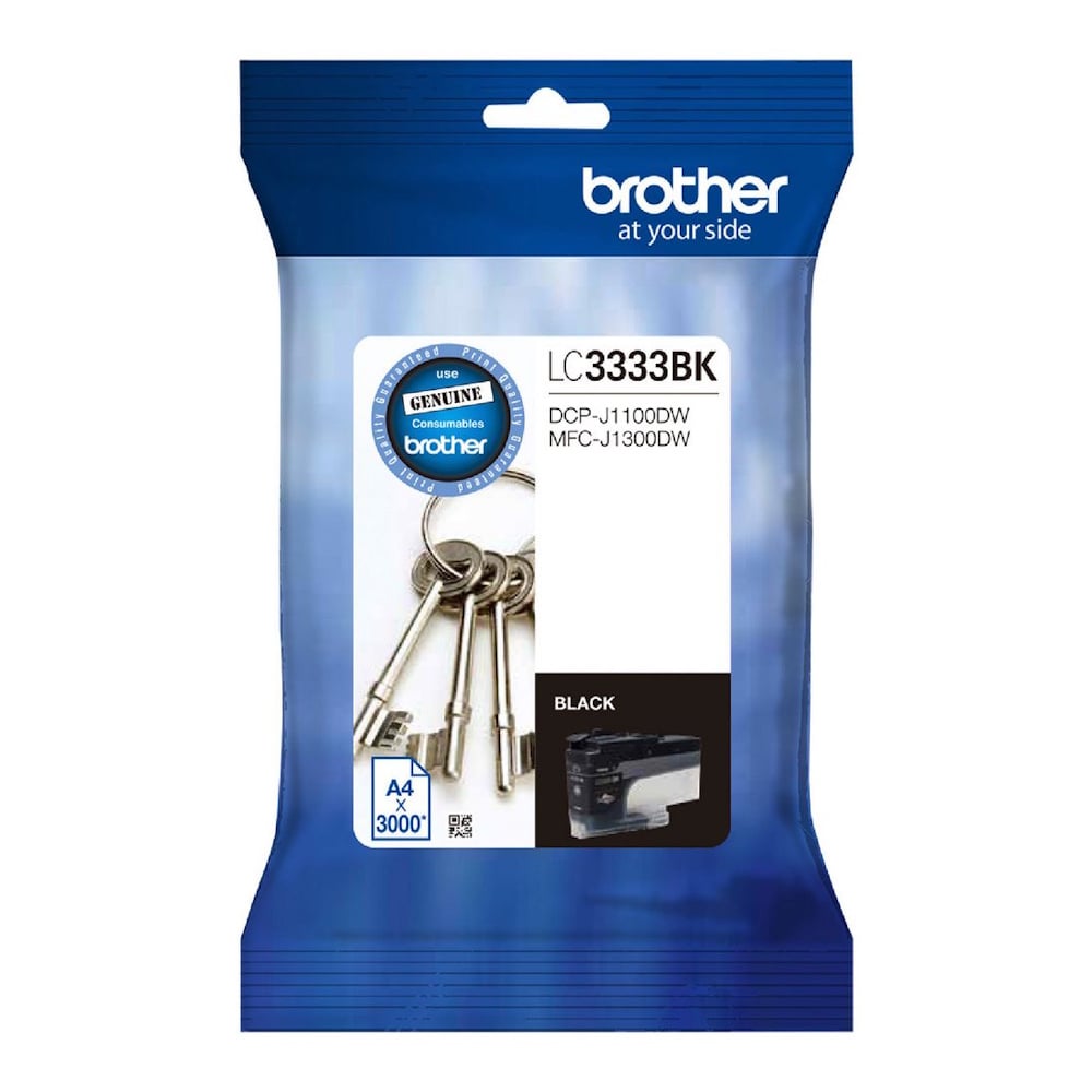 Genuine Brother LC-3333BK Black Ink