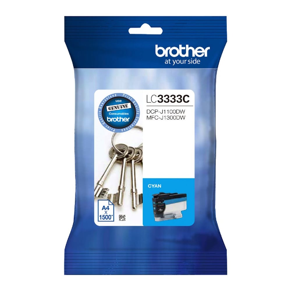 Genuine Brother LC-3333C Cyan Ink