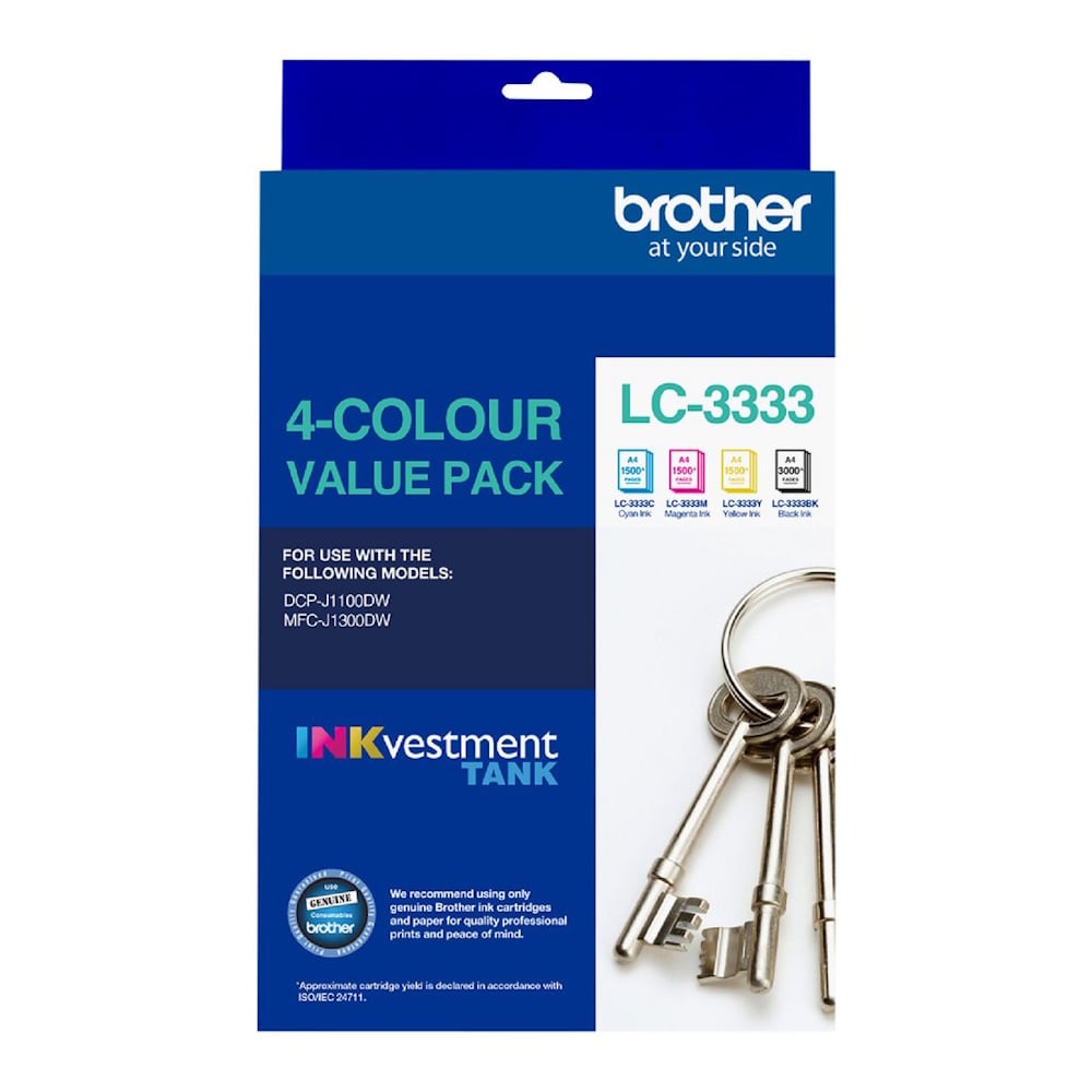 Genuine Brother LC-3333 Ink Combo Value Pack