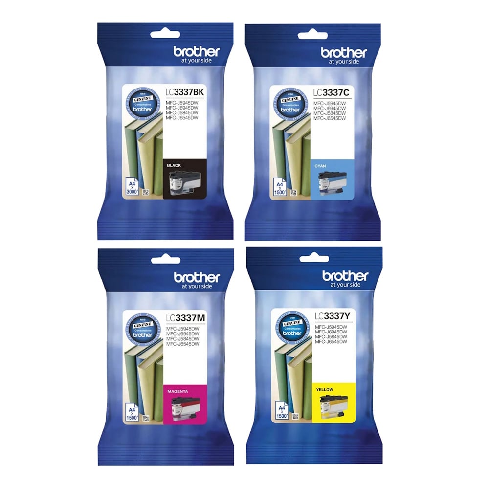 Genuine Brother LC3337 Ink Combo Value Pack