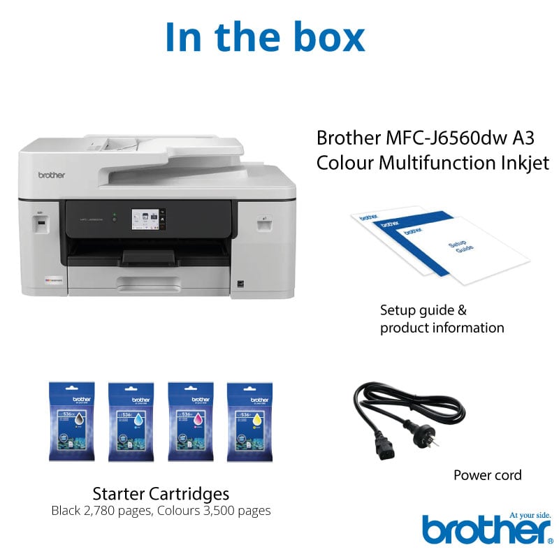 Brother MFC-J6560DW A3 Business Inkjet Multi-Function Printer