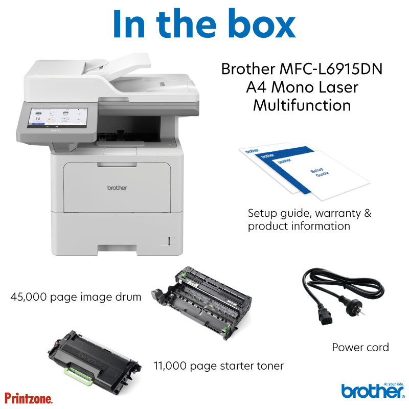 Brother MFC-L6915DW Mono Multifunction Laser Printer Duplex / Wireless / 50ppm