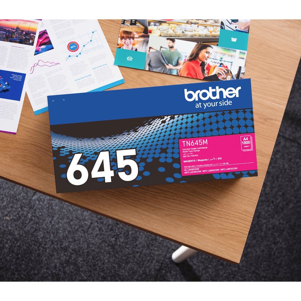 Genuine Brother TN-645M Magenta Toner