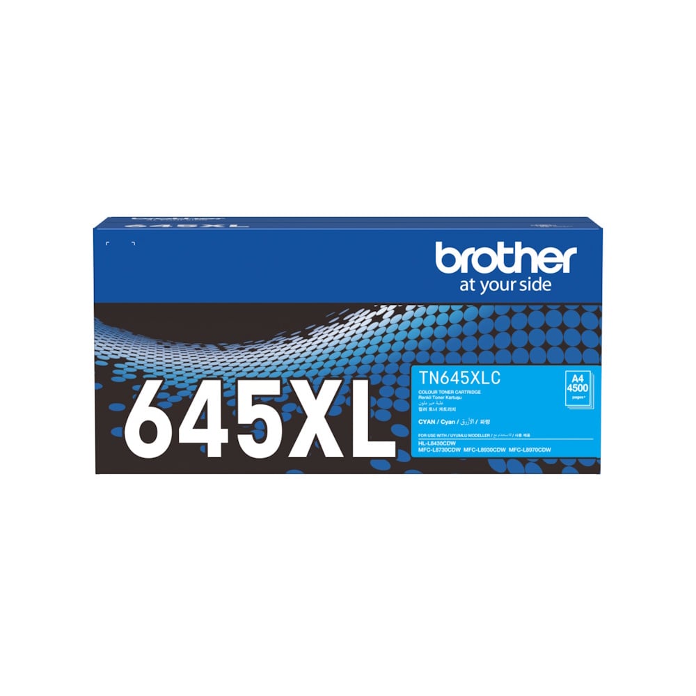 Genuine Brother TN-645XLC High Yield Cyan Toner
