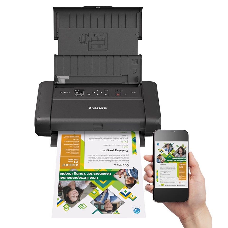 Canon PIXMA TR160 Mobile Portable Printer With Battery