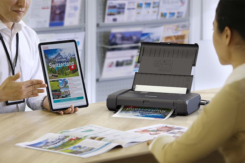 Canon PIXMA TR160 Mobile Portable Printer With Battery