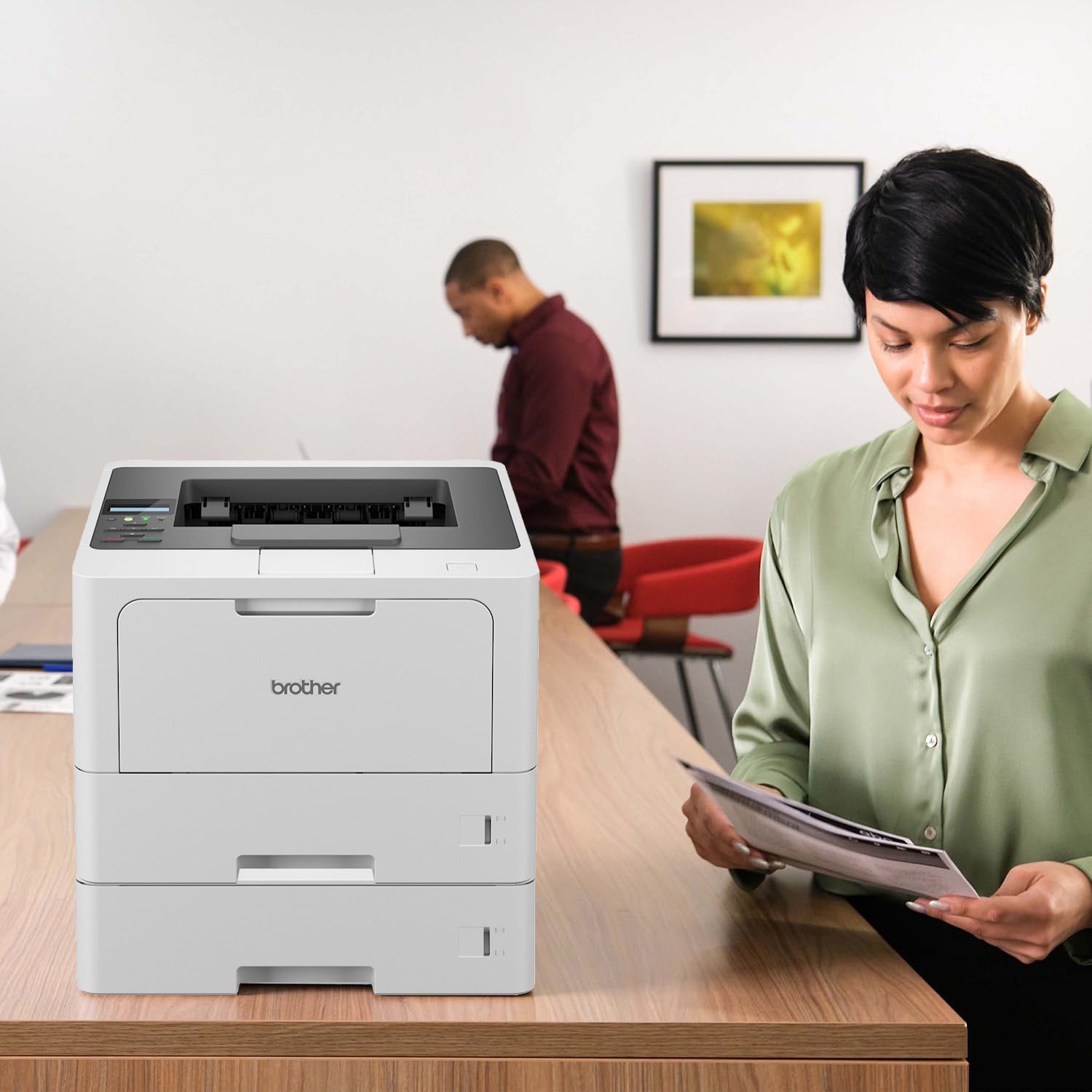 Brother HL-L5210DWT Mono Laser Printer Extra 250sht Tray / Duplex / Wireless / 48ppm