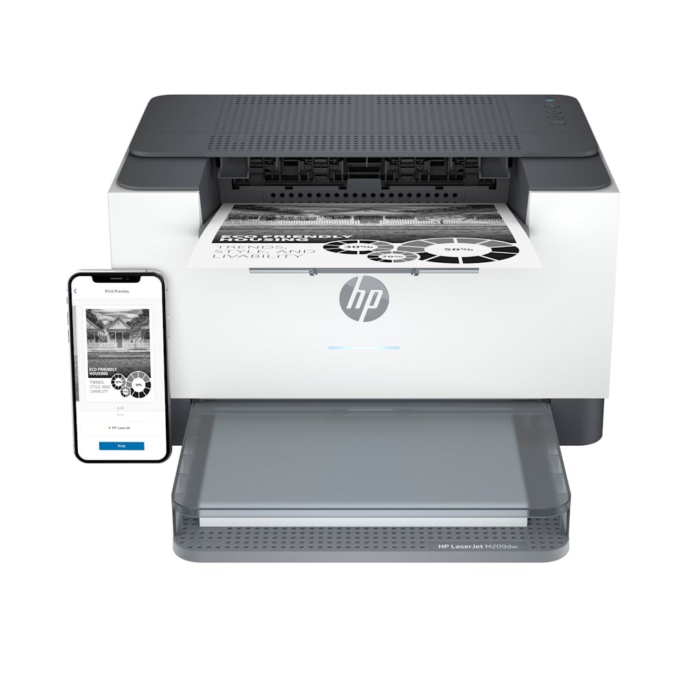 HP LaserJet Pro M209dw Mono Laser Printer 6GW62F