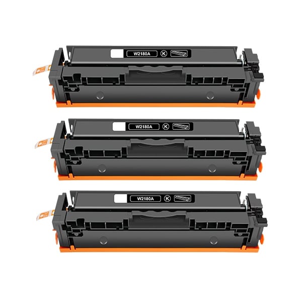 Compatible HP 218A Black Toner W2180A 3 PACK