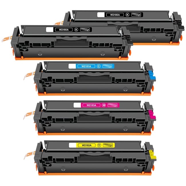 Compatible HP 218A Toner Combo Value Pack PLUS EXTRA BLACK