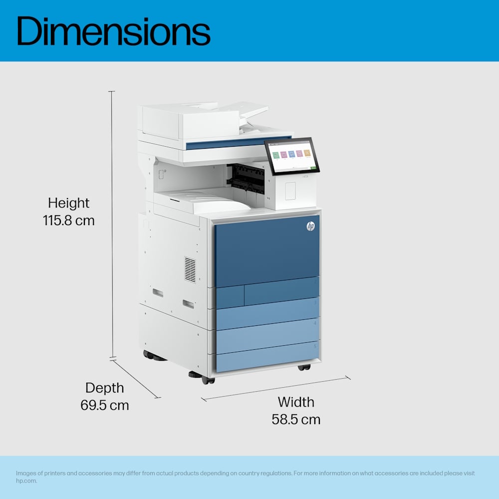 HP Colour LaserJet Enterprise MFP 8801dn A3 Multifunction Printer 9S184A