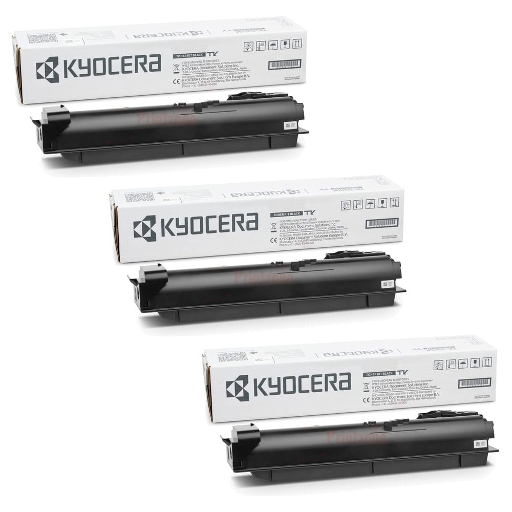 Genuine Kyocera TK-5319K Black Toner 3 PACK