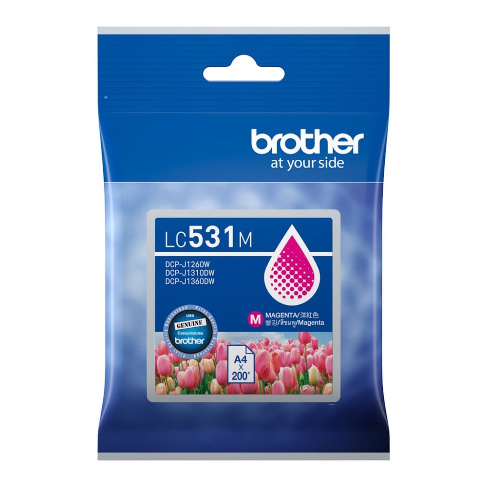 Genuine Brother LC531 Magenta Ink LC531M