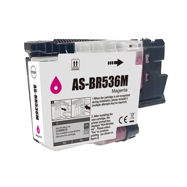 Compatible Brother LC536 Magenta Ink LC536M Compatible Brother LC536 Magenta Ink LC536M