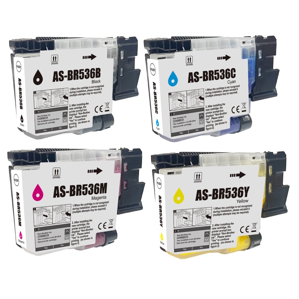 Compatible Brother LC536 Ink Combo Value Pack