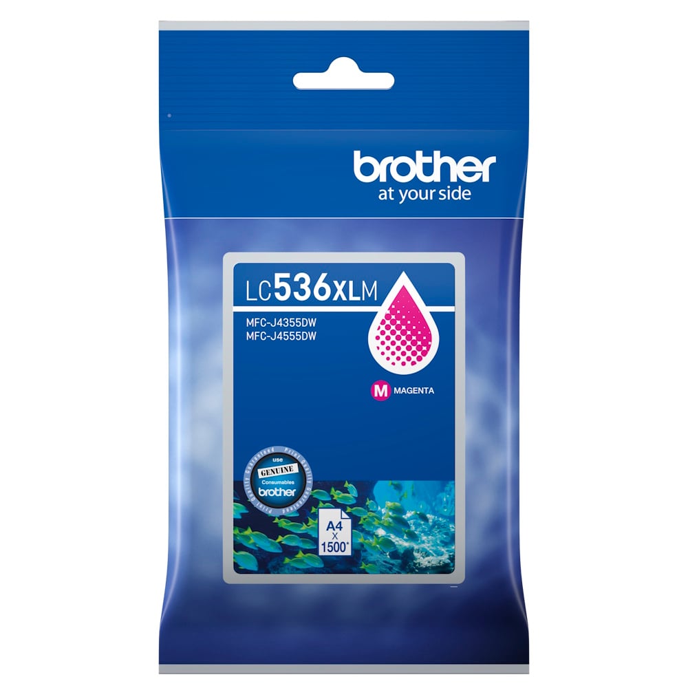 Genuine Brother LC536XL Magenta Ink High Yield LC536XLM