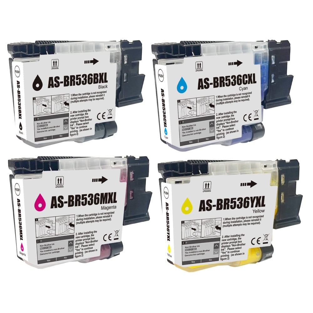 Compatible Brother LC536XL High Yield Ink Combo Value Pack Compatible Brother LC536XL High Yield Ink Combo Value Pack