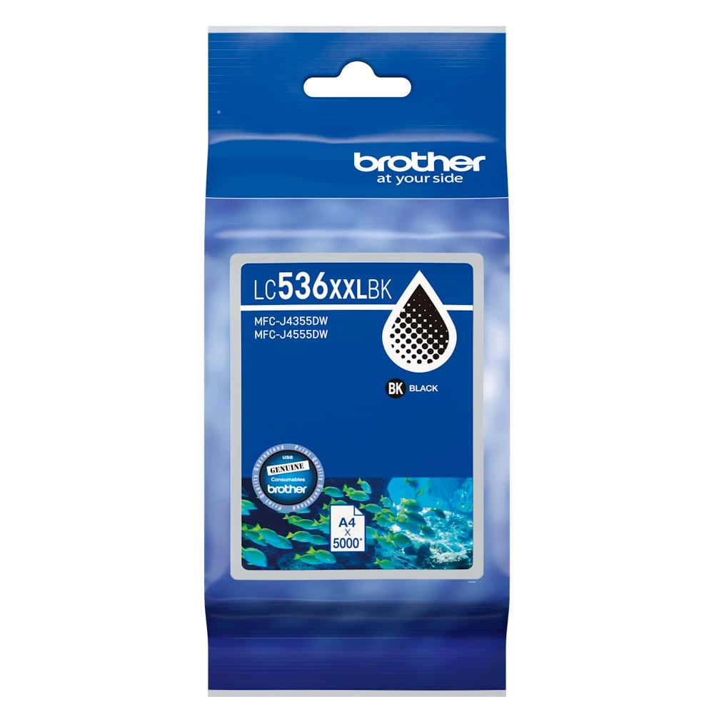 Genuine Brother LC536XXL Black Ink Extra High Yield LC536XXLBK