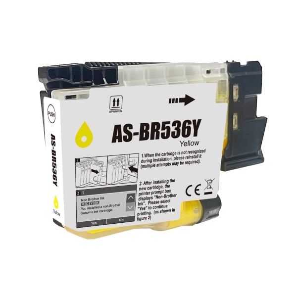 Compatible Brother LC536 Yellow Ink LC536Y Compatible Brother LC536 Yellow Ink LC536Y