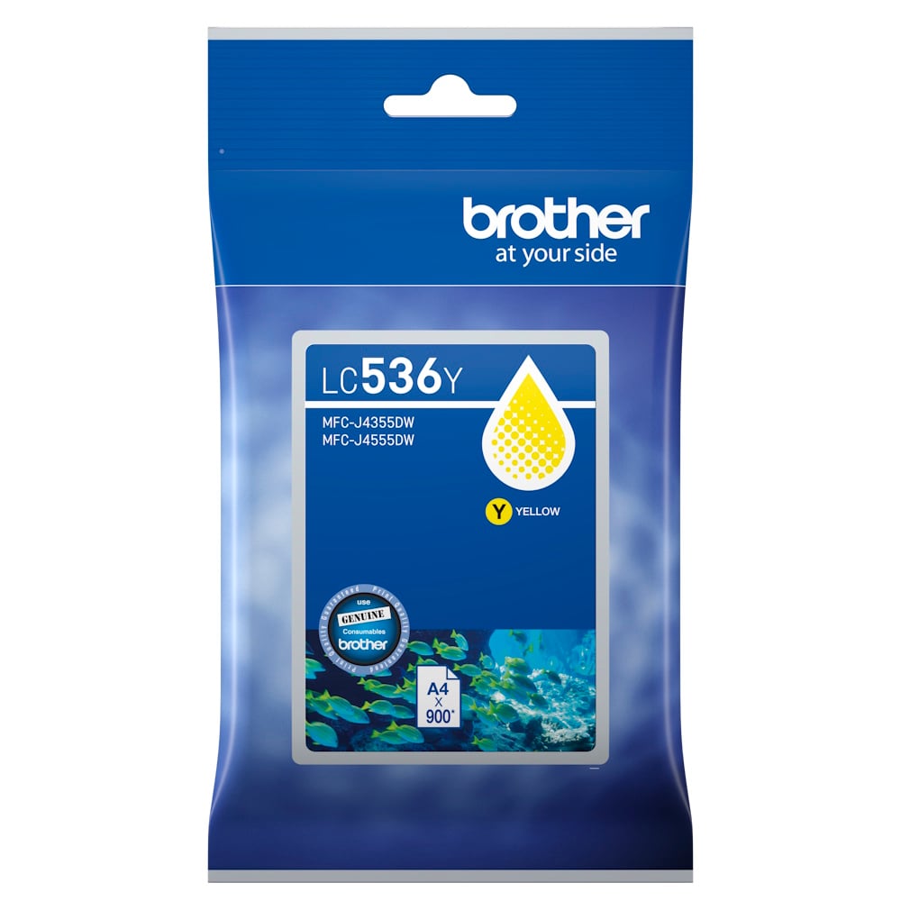Genuine Brother LC536 Yellow Ink LC536Y