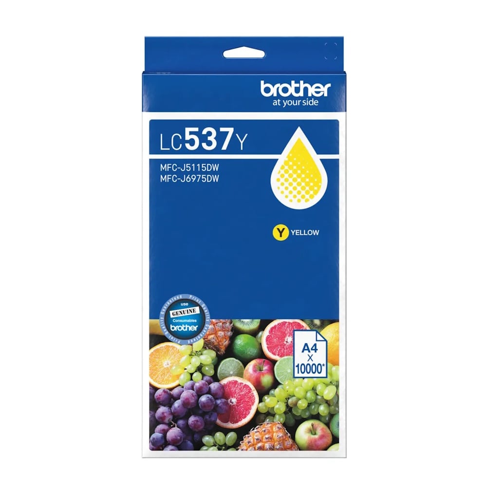 Genuine Brother LC537 Yellow Ink Ultra High Yield LC537Y