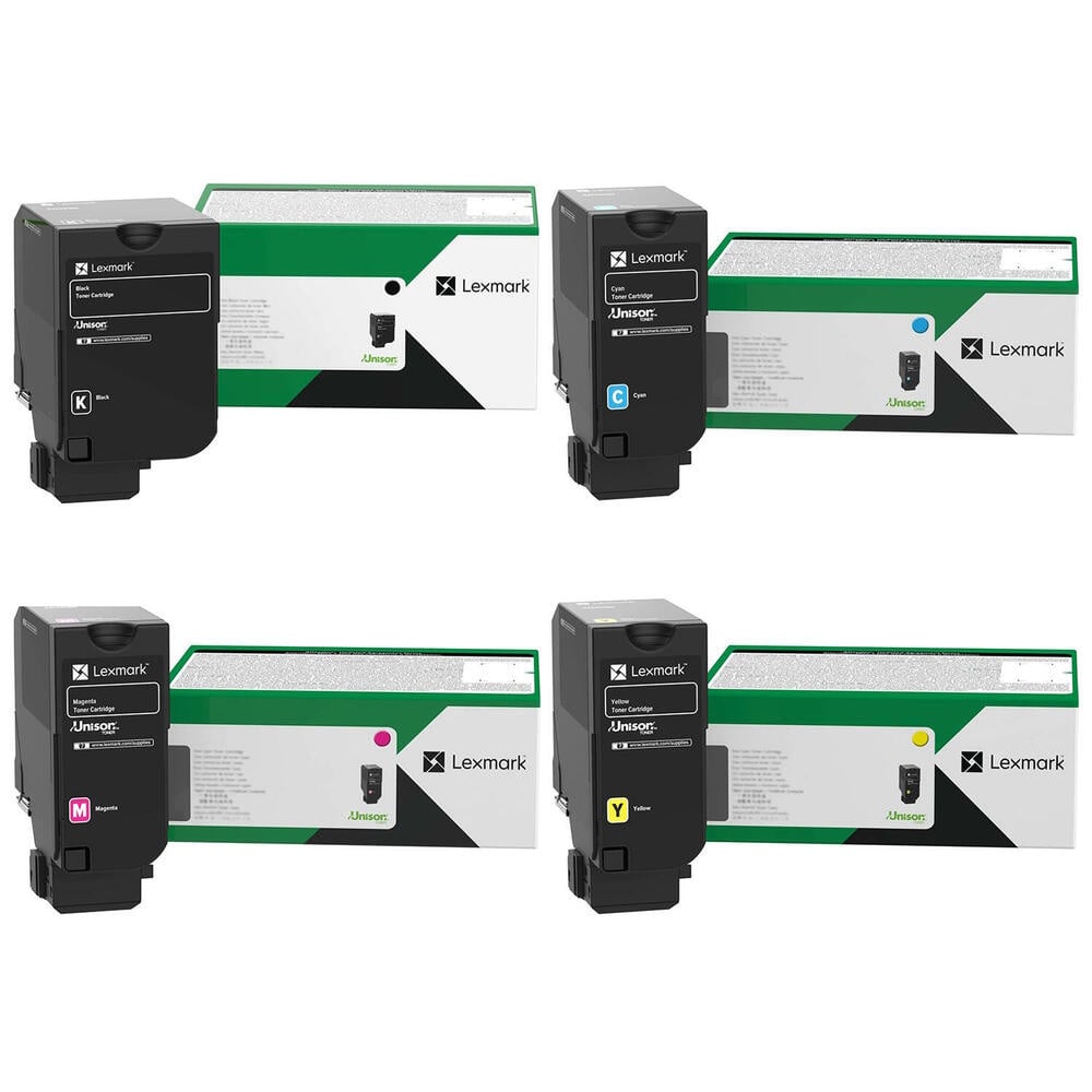 Genuine Lexmark CS730 CX730 CX735 Toner Cartridge Combo Value Pack
