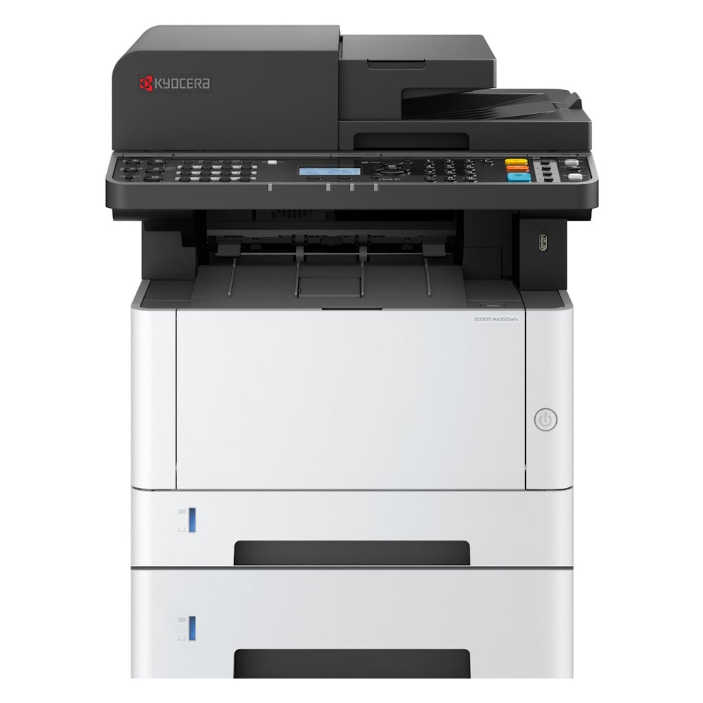 Kyocera ECOSYS MA3501wfxt Mono Multifunction Laser Printer (includes extra 250 sheet paper tray)