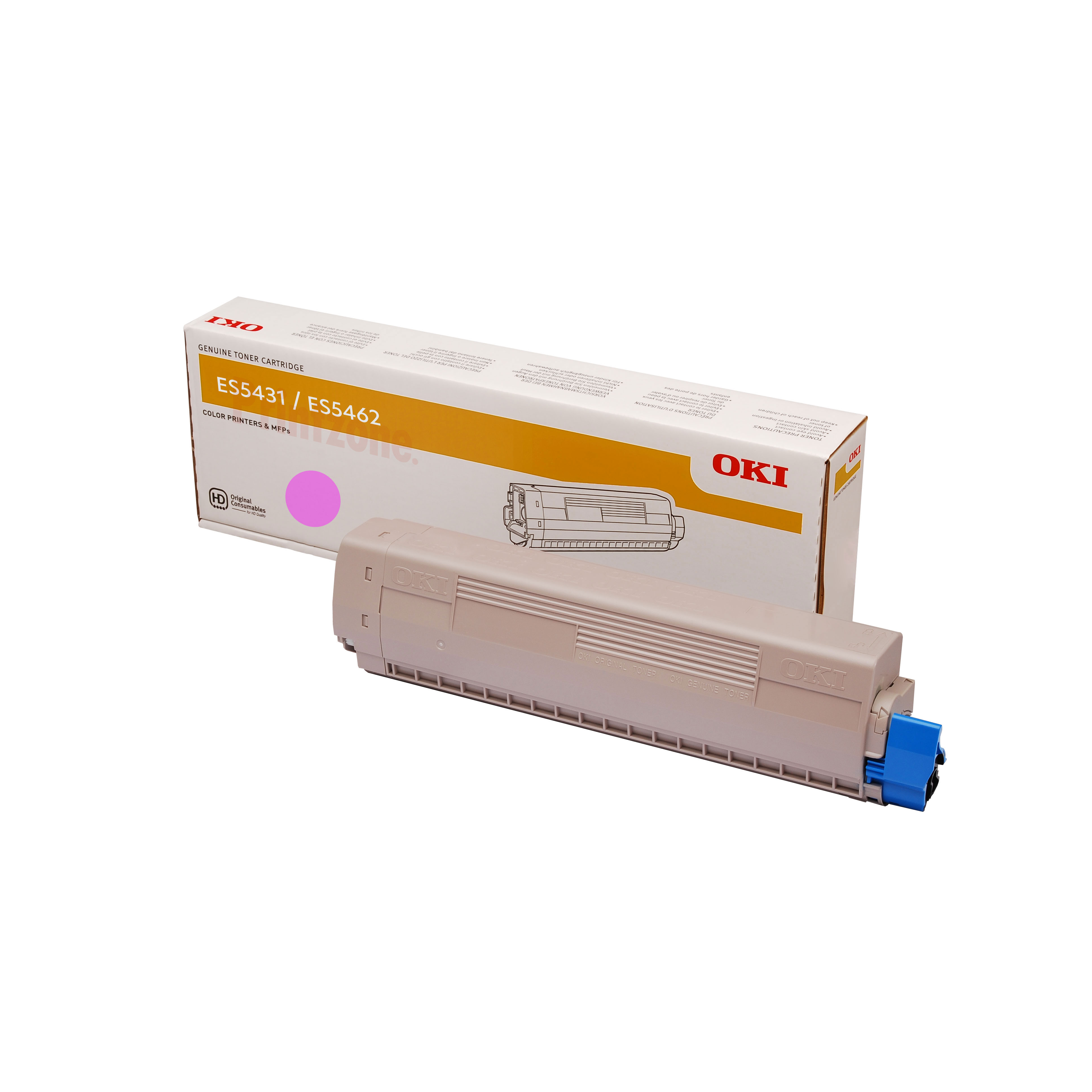 Genuine OKI ES5431 ES5462 Magenta Toner 44973554