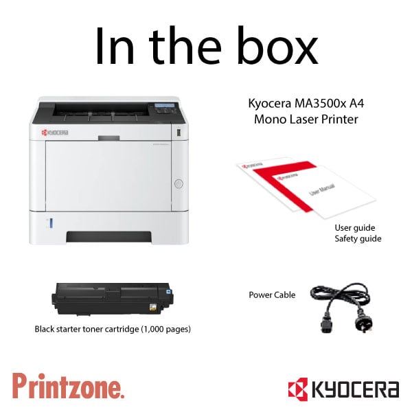 Kyocera Ecosys PA3500x Mono Laser Printer
