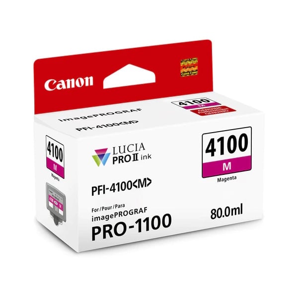 Genuine Canon PFI-4100 Magenta Ink Cartridge