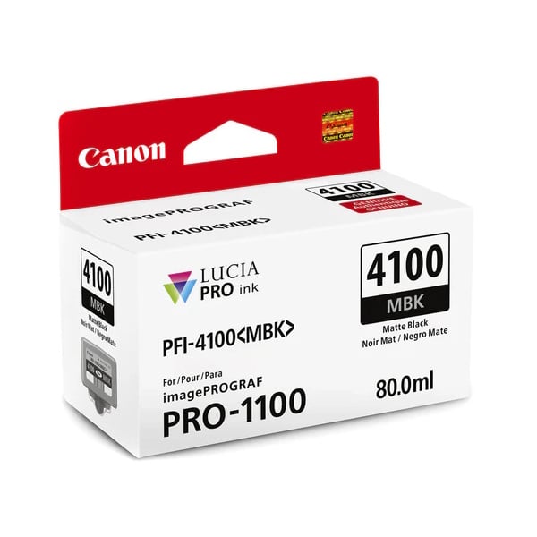 Genuine Canon PFI-4100 Matte Black Ink Cartridge