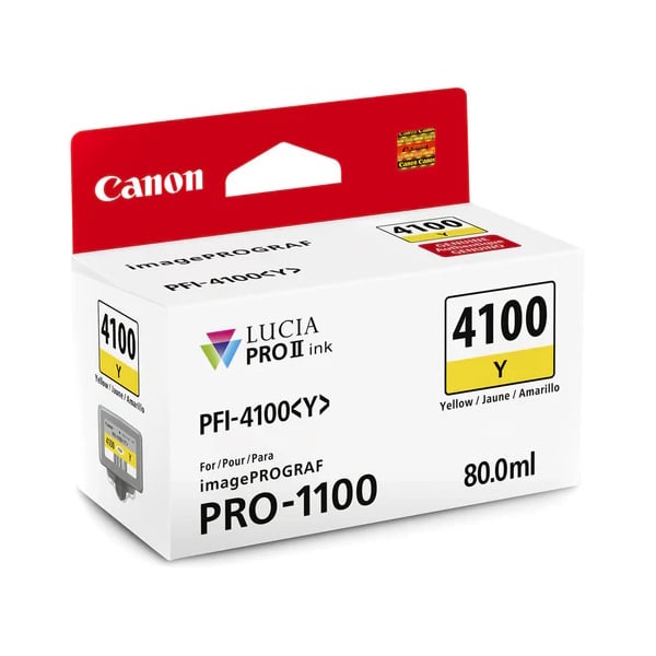 Genuine Canon PFI-4100 Yellow Ink Cartridge