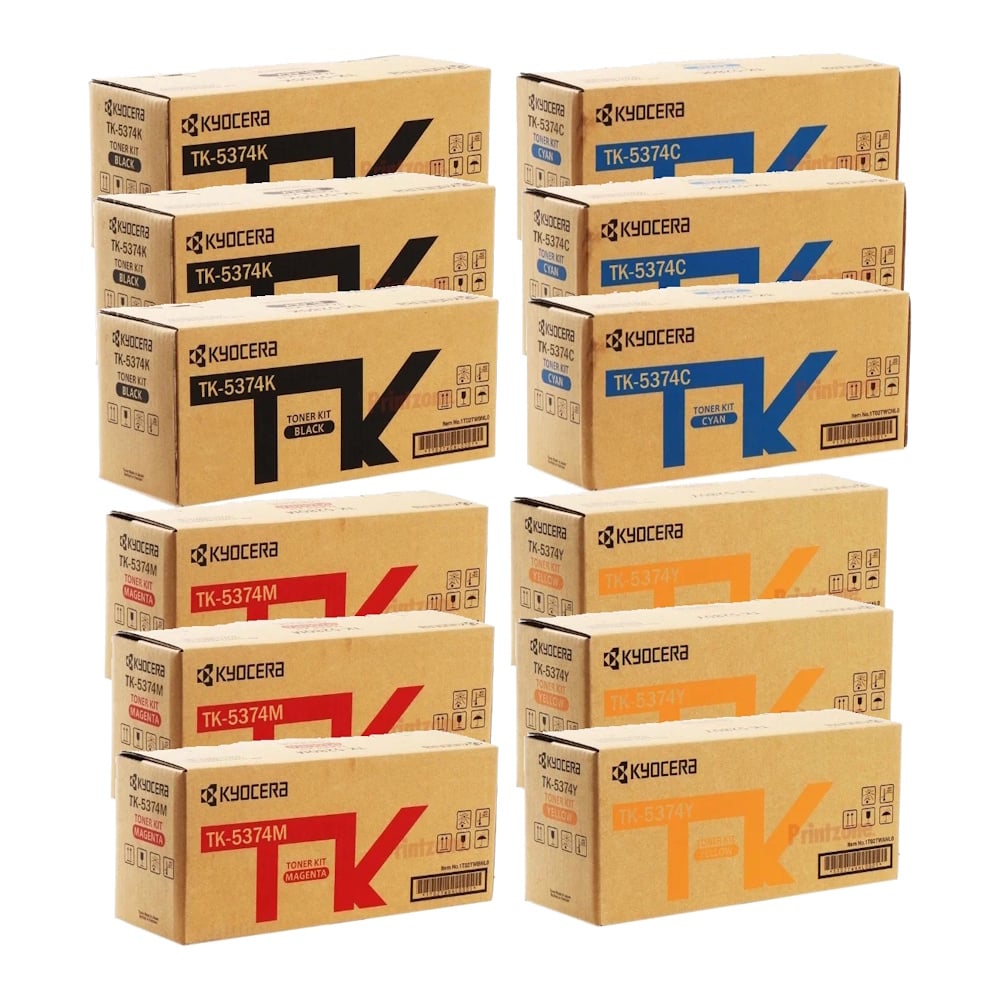 Genuine Kyocera TK-5374 Toner Combo Triple Value Pack