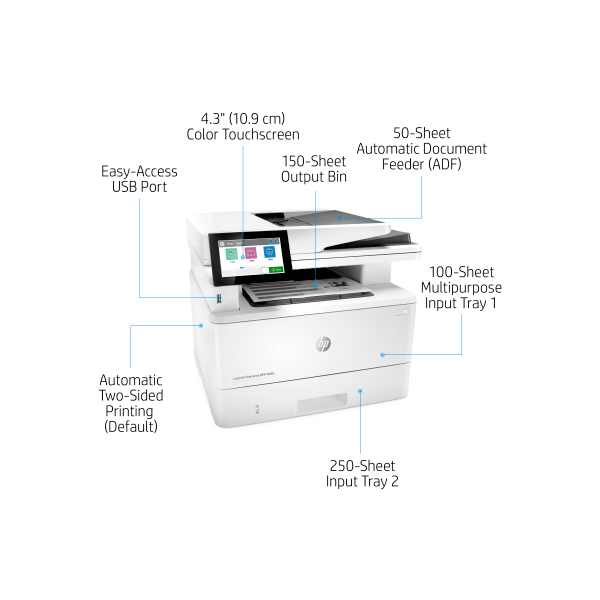 HP LaserJet Enterprise MFP M430f Mono Multifunction Laser Printer 3PZ55A