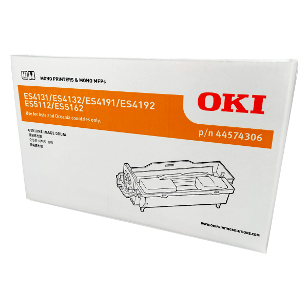 Genuine OKI ES4131, ES4132, ES4191, ES4192, ES5112, ES5162 Drum EP Cartridge 44574306