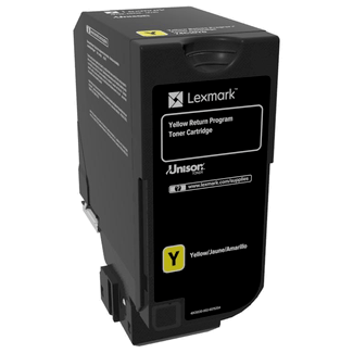 Genuine Lexmark 74C60Y0 CS725 CX725 Yellow Toner Genuine Lexmark 74C60Y0 CS725 CX725 Yellow Toner