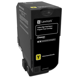 Genuine Lexmark 84C6HY0 CX725 Yellow Toner High Yield Genuine Lexmark 84C6HY0 CX725 Yellow Toner High Yield