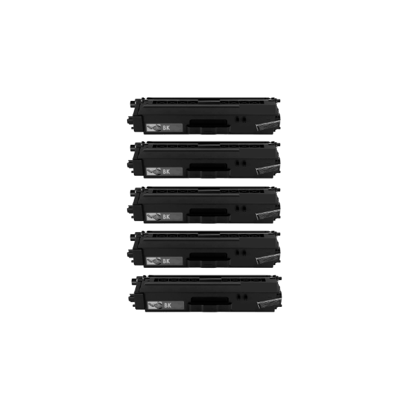 Compatible Brother TN-348BK Black Toner 5 PACK Compatible Brother TN-348BK Black Toner 5 PACK