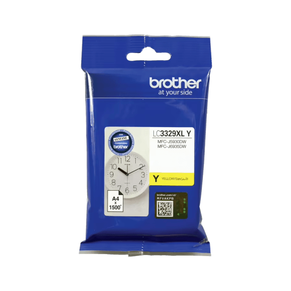 Genuine Brother LC-3329XL Yellow Ink LC3329XLY