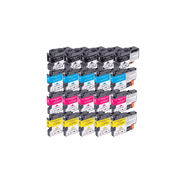 Compatible Brother LC-3333 20 Ink Value Pack