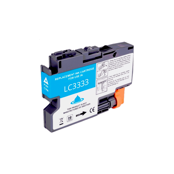 Compatible Brother LC-3333 Cyan Ink