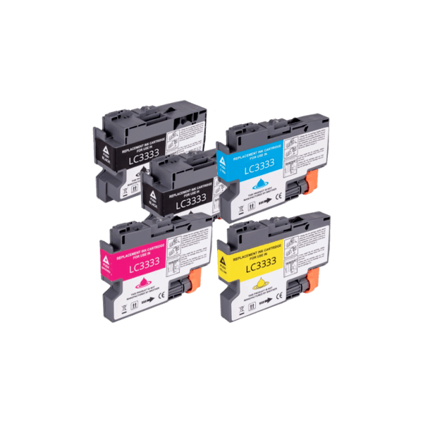 Compatible Brother LC-3333 Ink Value Pack PLUS EXTRA BLACK