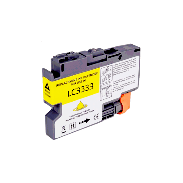 Compatible Brother LC-3333 Yellow Ink