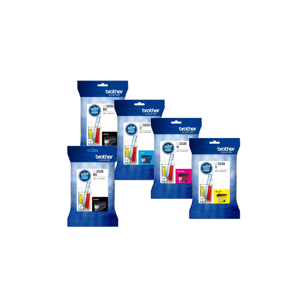Genuine Brother LC-3339 Ink Value Pack PLUS EXTRA BLACK
