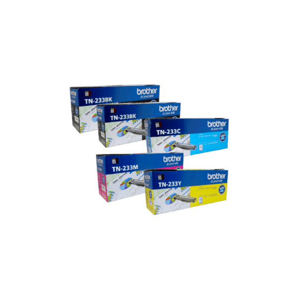 Genuine Brother TN-233 Toner Value Pack PLUS EXTRA BLACK
