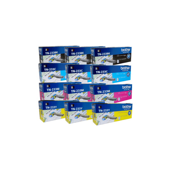 Genuine Brother TN-233 Toner Triple Value Pack
